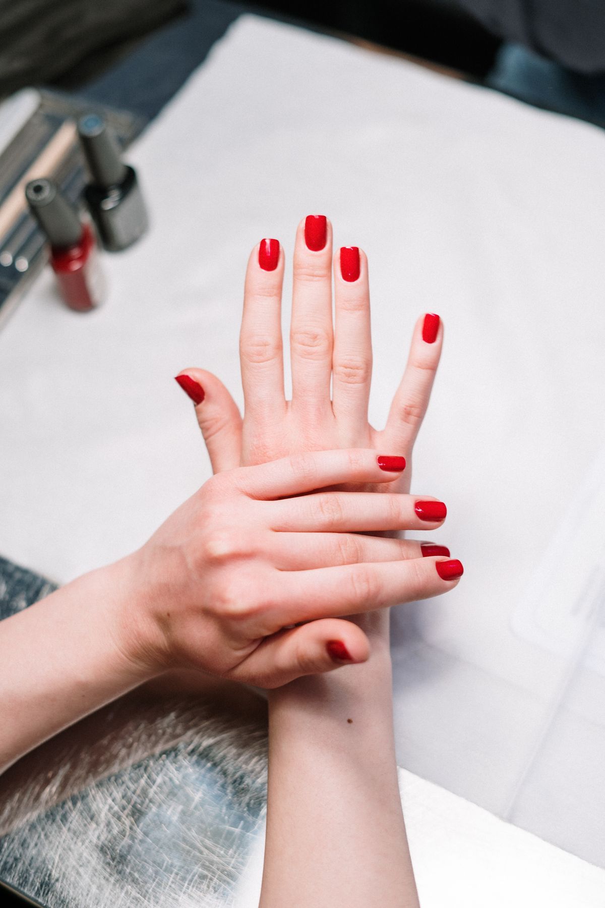 Finished nail set at Golden Nail Spa