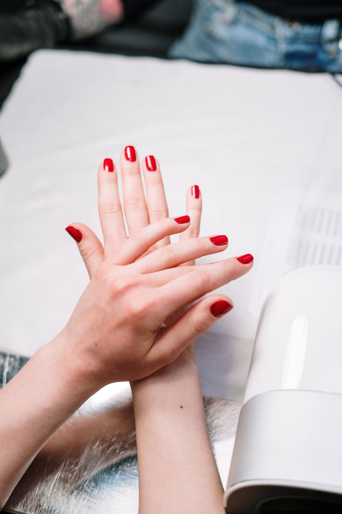 Manicure detail work at a Slidell nail salon
